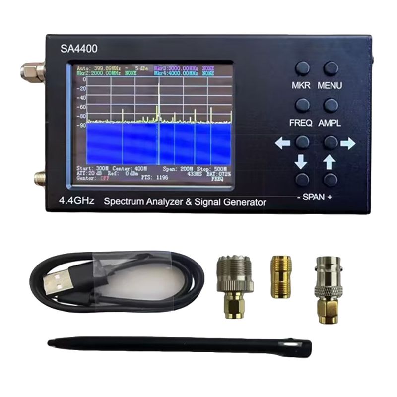 Signal Generator Spectrum Analyzer - AT05-New 4.4Ghz SA4400 Spectrum Analyzer &
