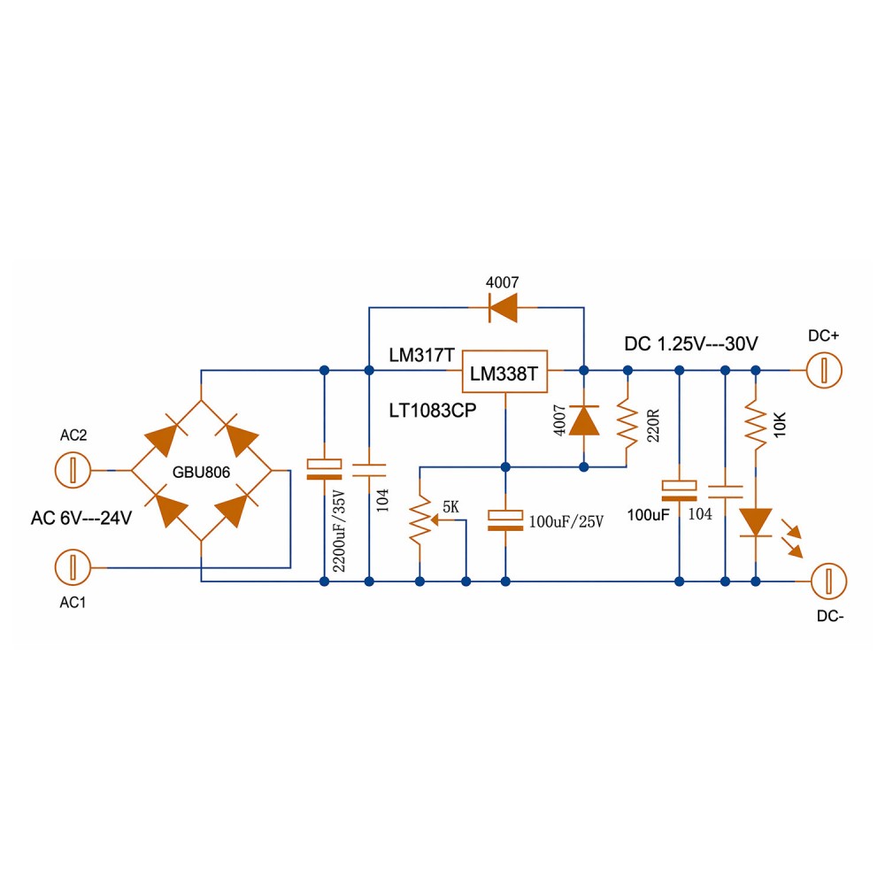 LM338T Linear Adjustable Volta - Linear Lab Power Supply Adjustable review and price