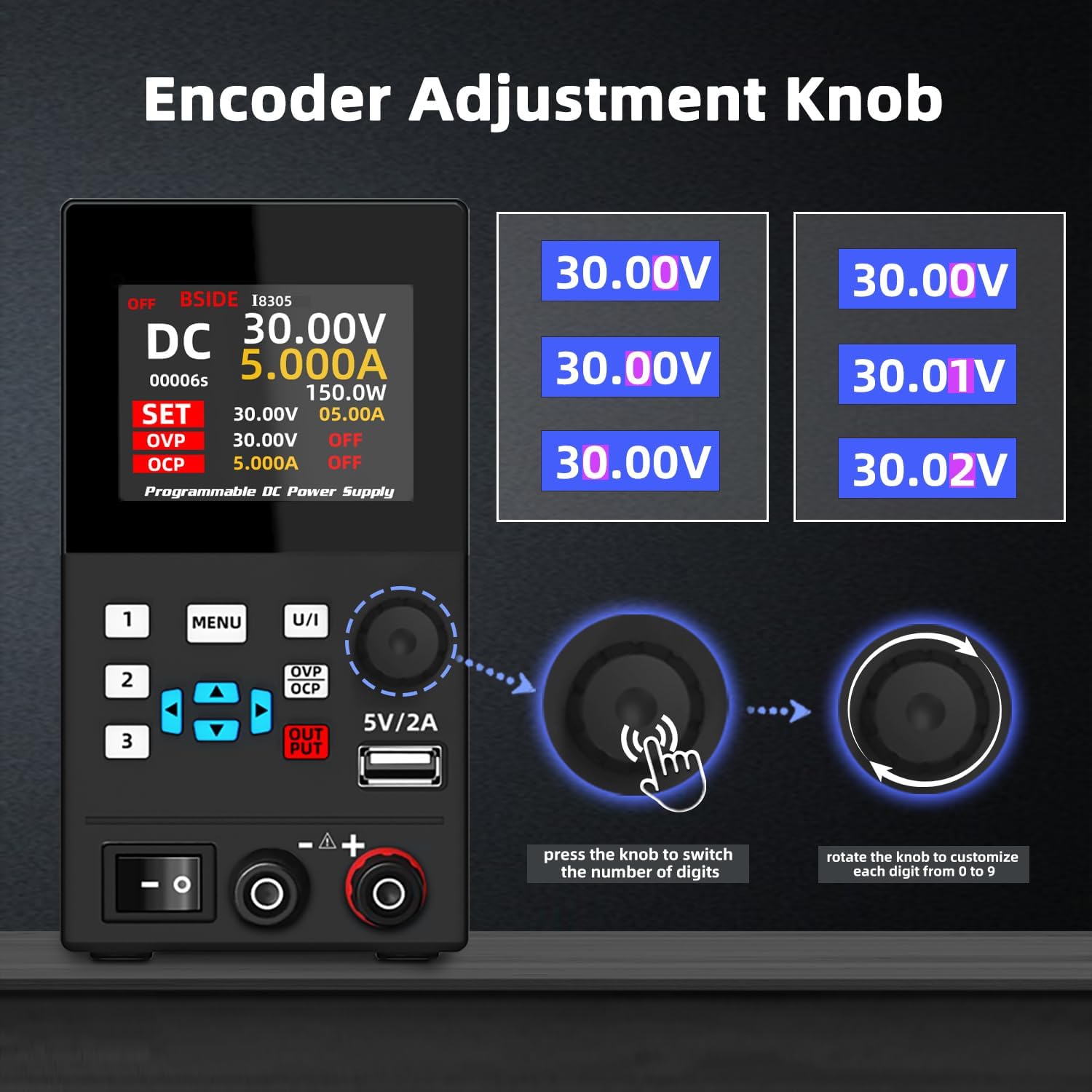 BSIDE DC Laboratory Regulated  - Programmable Dc Power Supply 30V 10A review and price