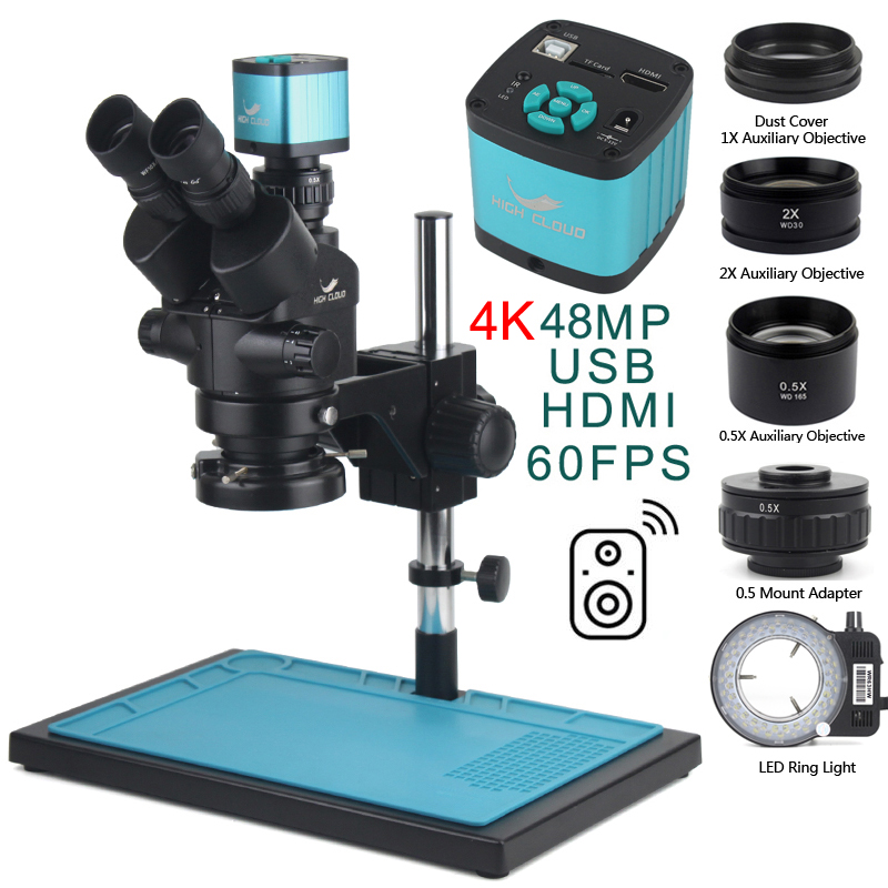 3.5X-90X Simul-Focal Stereo Tr - Stereo Trinocular Microscope Pcb review and price