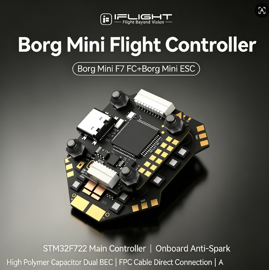 IFlight Borg F7 Mini Stack ICM - Fpv Flight Controller F7 Stack 60A review and price