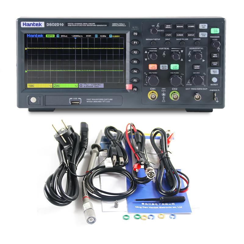 Hantek DSO2D10 Digital Storage - Digital Storage Oscilloscope 100Mhz review and price