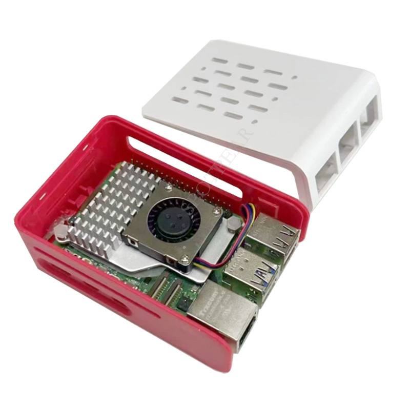 Raspberry Pi 5 Red-White cooli - Raspberry Pi 5 8Gb Kit review and price