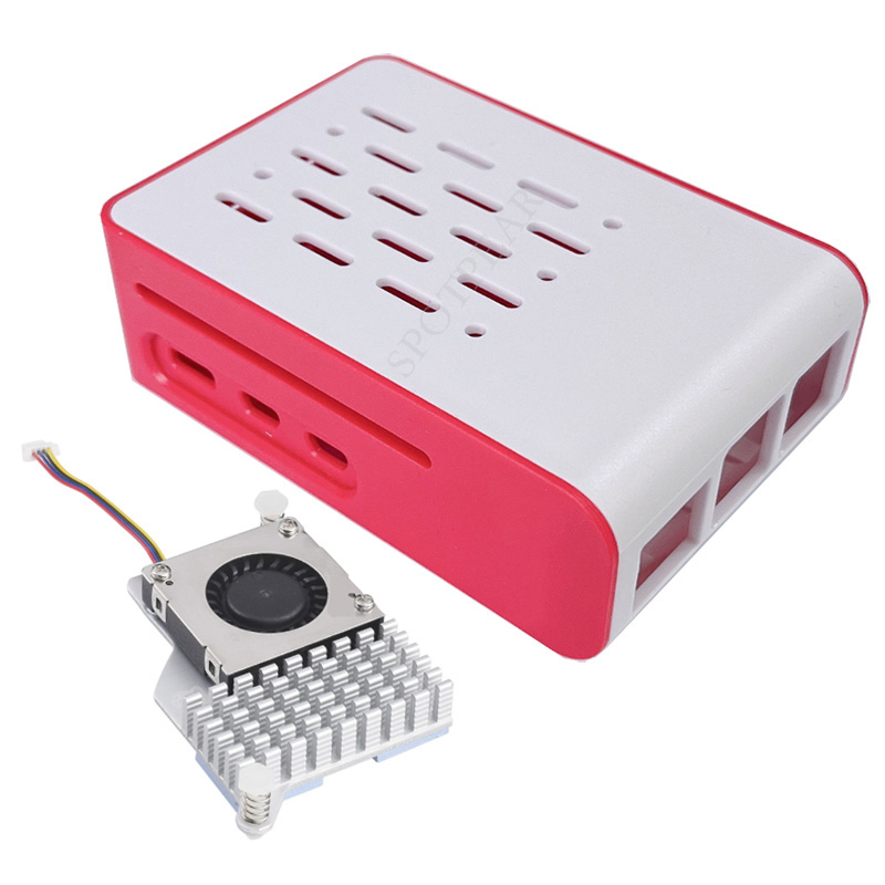 Raspberry Pi 5 Red-White cooli - Raspberry Pi 5 8Gb Kit review and price