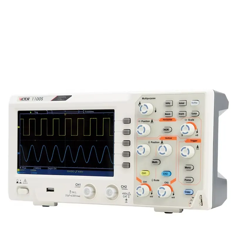 VICTOR 1100S 100 MHz Bandwidth - Digital Storage Oscilloscope 100Mhz review and price