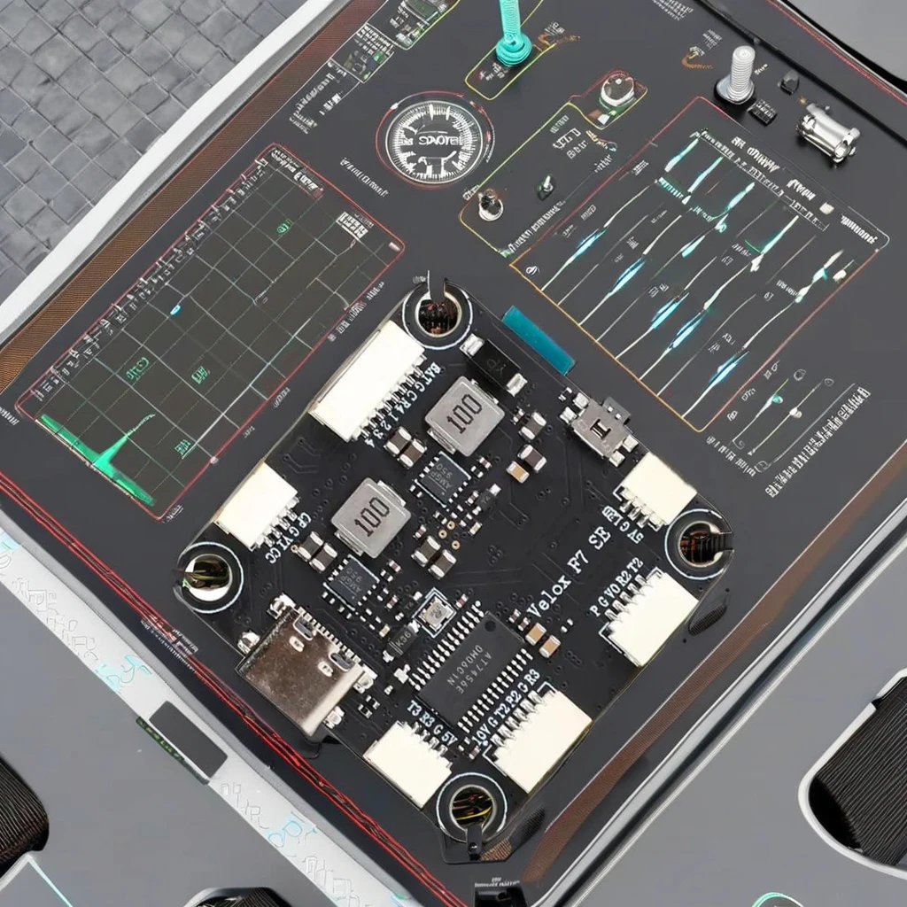 SkyDElT-HOBBY Velox F7 SE 30x3 - Fpv Flight Controller F7 Stack 60A review and price