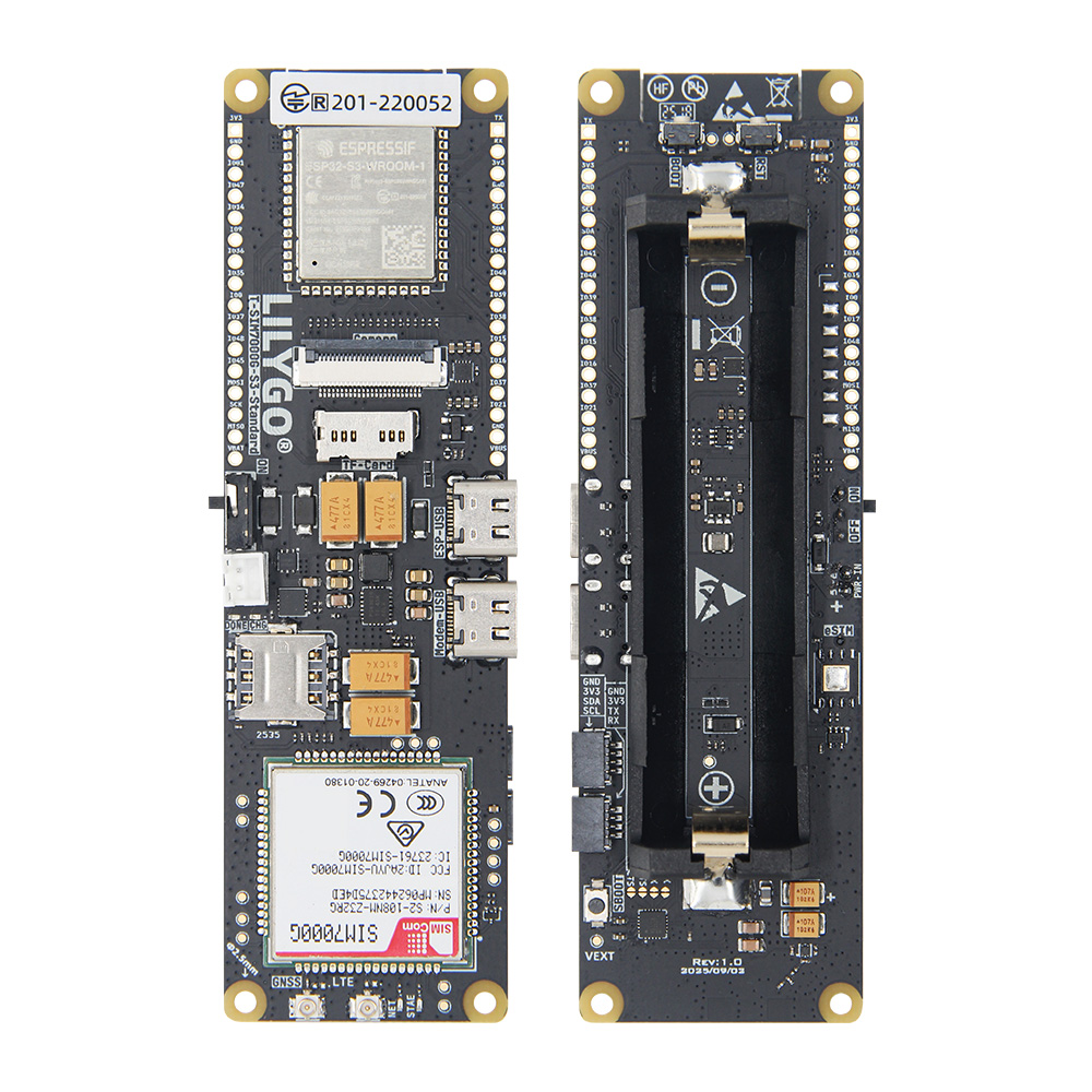 T-SIM7000G-S3-Standard SIM7080 - Esp32 S3 Development Board Lot review and price