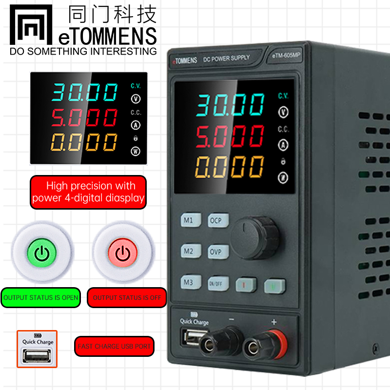 ETOMMENS 30V 10A 300W ETM-3010 - Programmable Dc Power Supply 30V 10A review and price
