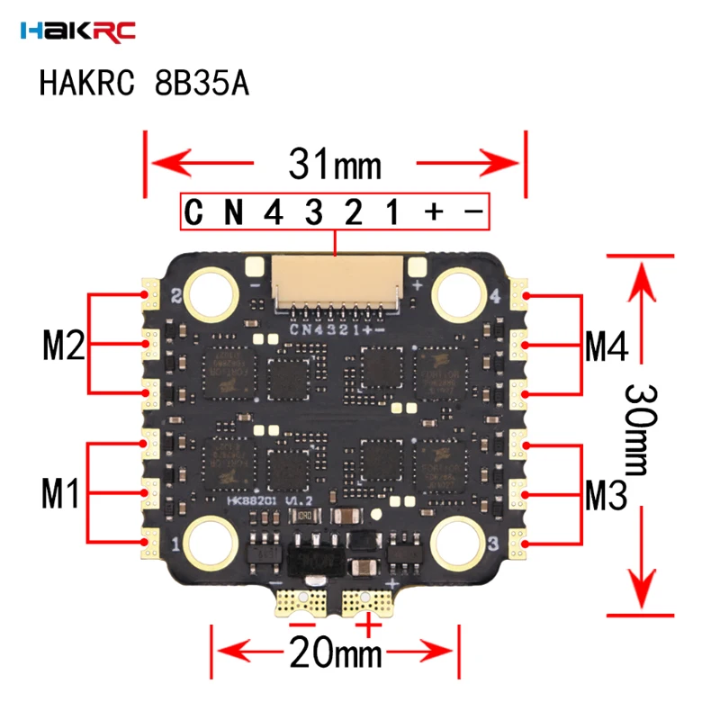 HAKRC F7220 V2 F7 Mini Flight  - Fpv Flight Controller F7 Stack 60A review and price